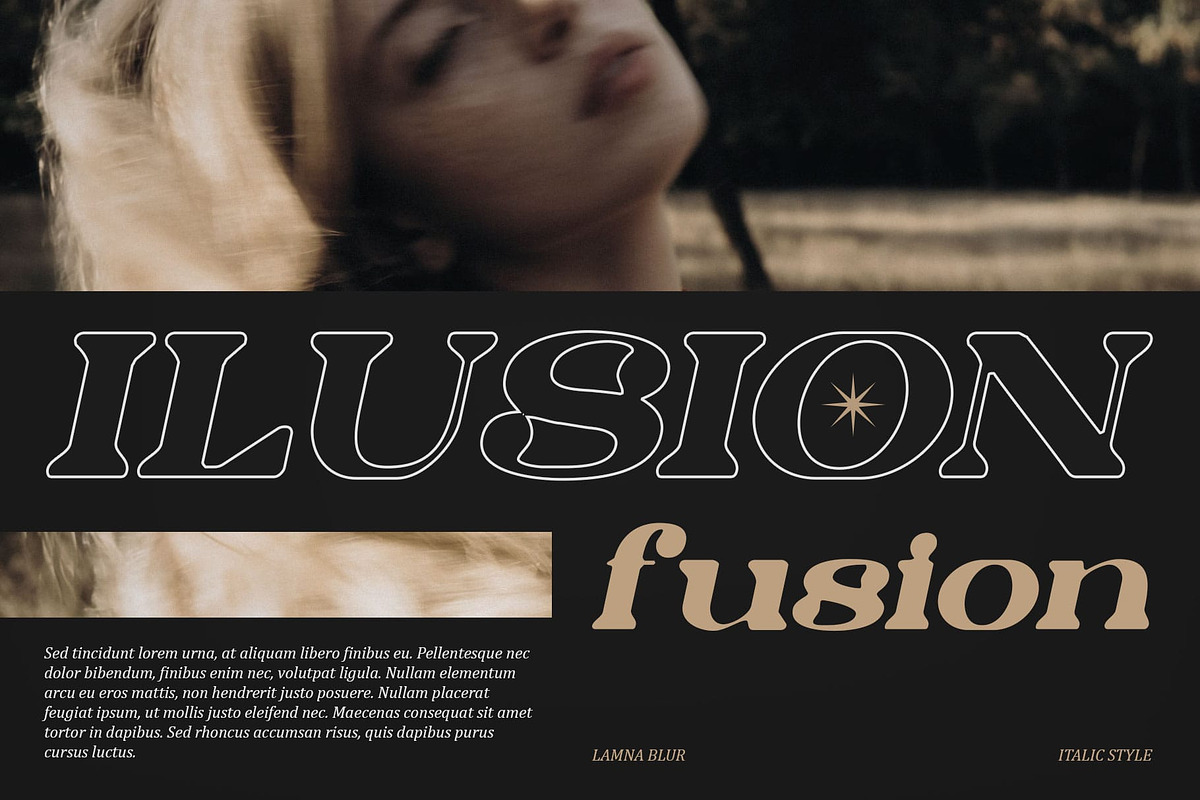 Lamna Blur, a Serif Font by Craft Supply Co. (Photo 2 of 8)