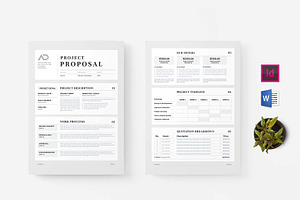 Proposal | MS Word & Indesign, a Stationery Template by design_hut