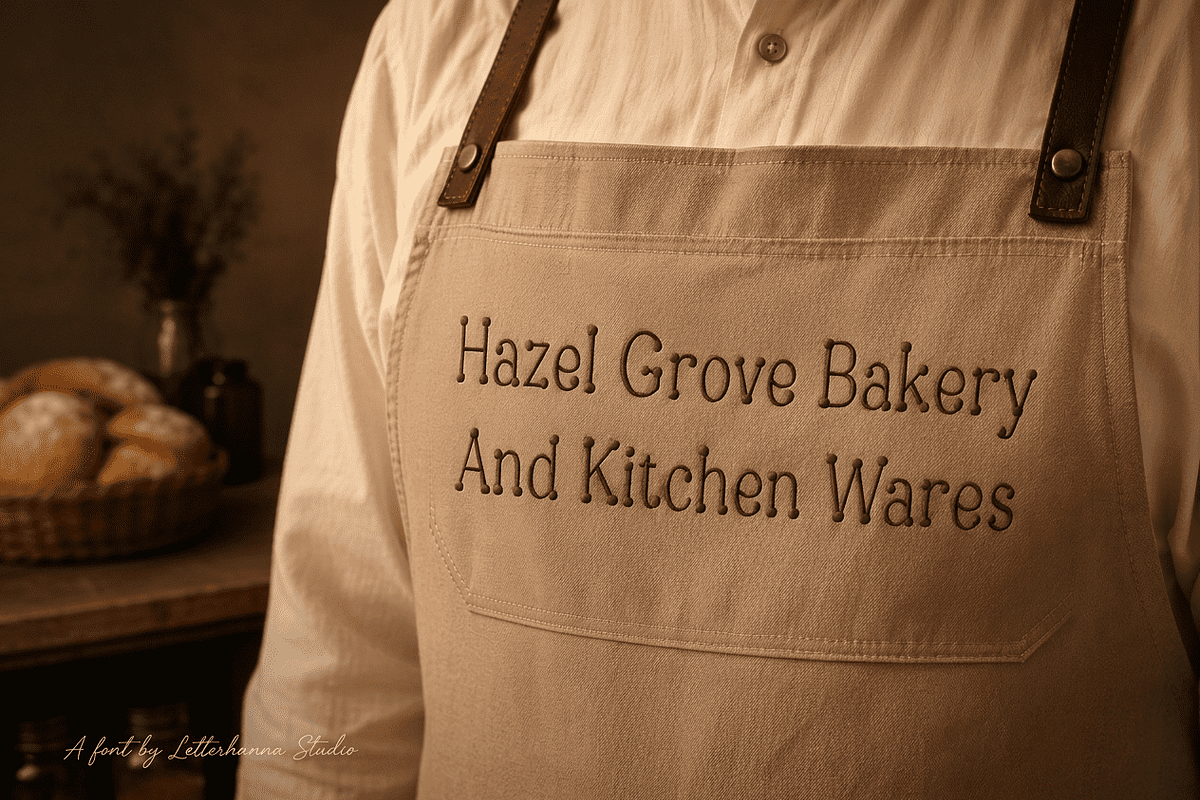 Beadcharm: Weird and Wonderful Font, a Serif Font by Letterhanna Studio (Photo 5 of 9)