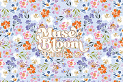 Floral Seamless Print -Spring Garden, a Pattern Graphic by MuseBloomDesigns (Thumbnail 1 of 8)
