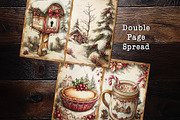 Christmas Bakery Junk Journal Pages, a Stationery Template by V Design Creator (Thumbnail 4 of 8)