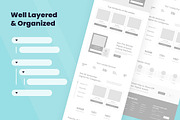 Crypto Art Wireframe Website, a Wireframe Template by INSPR STD (Thumbnail 5 of 6)