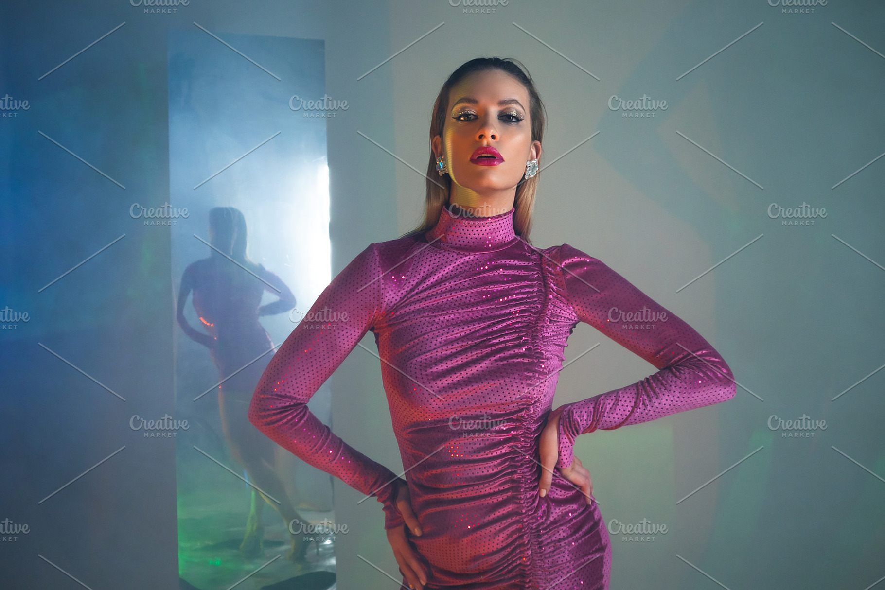 A fashionable portrait with smoke ef, a Person Photo by Photos for every occasion
