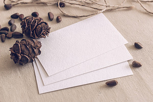 Mockup. Business cards.