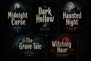 Nocthollow – Gothic Horror Font, a Blackletter Font by Wow Magic (Thumbnail 4 of 5)