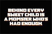 Momster - Halloween Display Font, a Sans Serif Font by Pian45 Studio (Thumbnail 6 of 10)