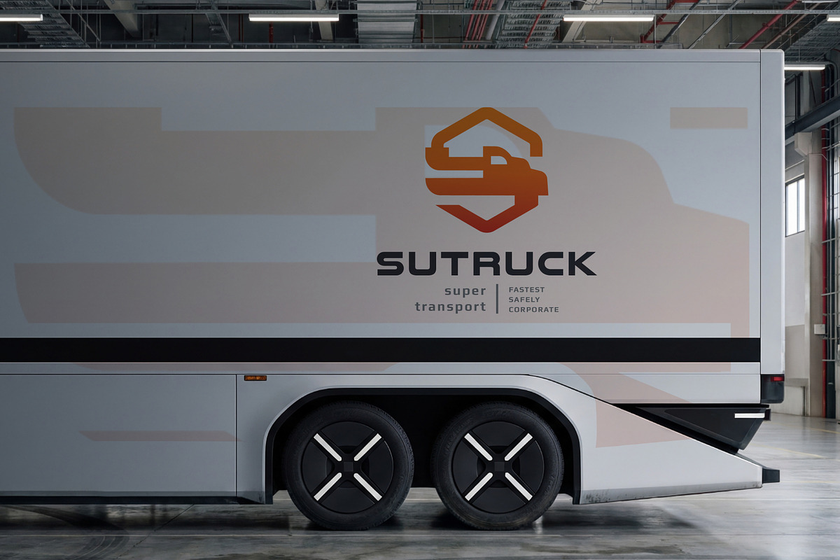 Super Truck Transport Letter S Logo, a Branding & Logo Template by Design_Planet (Photo 2 of 2)