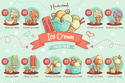 Retro Ice Cream Bundle, a Food Illustration by Nearbirds (Thumbnail 6 of 12)