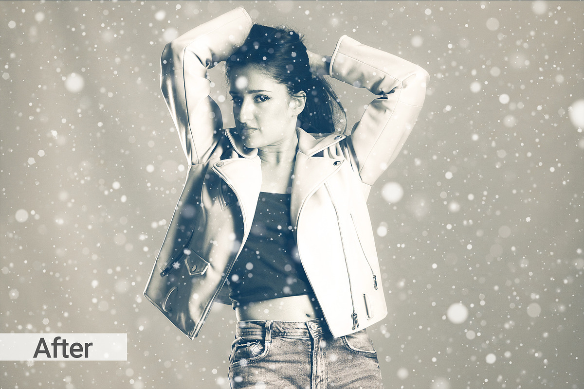 Winter Snowfall Photo Effect, a Layer Style Add-On by graphypix (Photo 5 of 13)