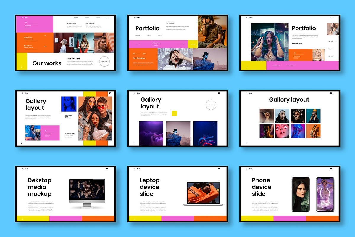 Hidora - Business Google Slide, a Presentation Template by Dens Creative Studio (Photo 4 of 6)