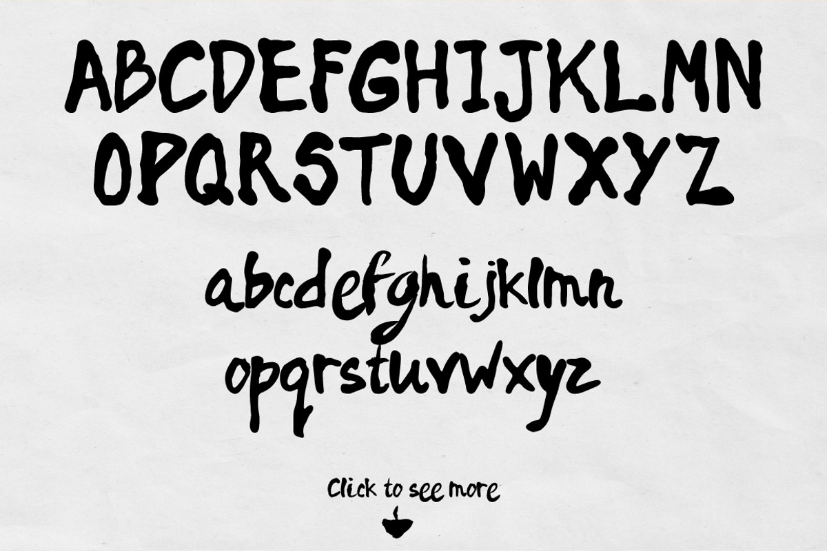Rainy Days - a Playful typeface preview 3
