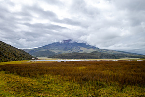 View of Cotopaxi Volcano and surrounding landscape in Ecuador, a Nature Photo by GoodGoods