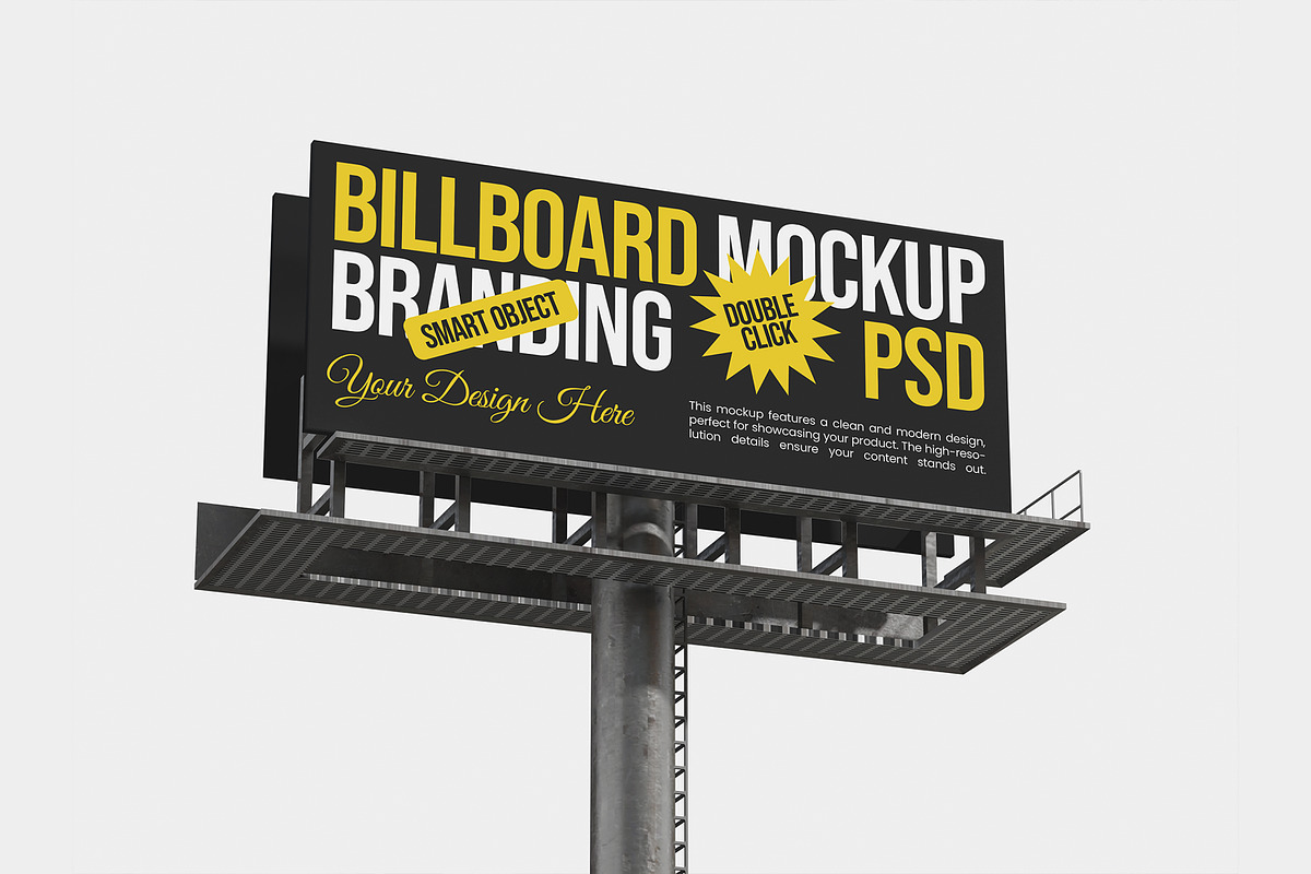 Billboard Mockup, an Advertising Mockup by Unerispace