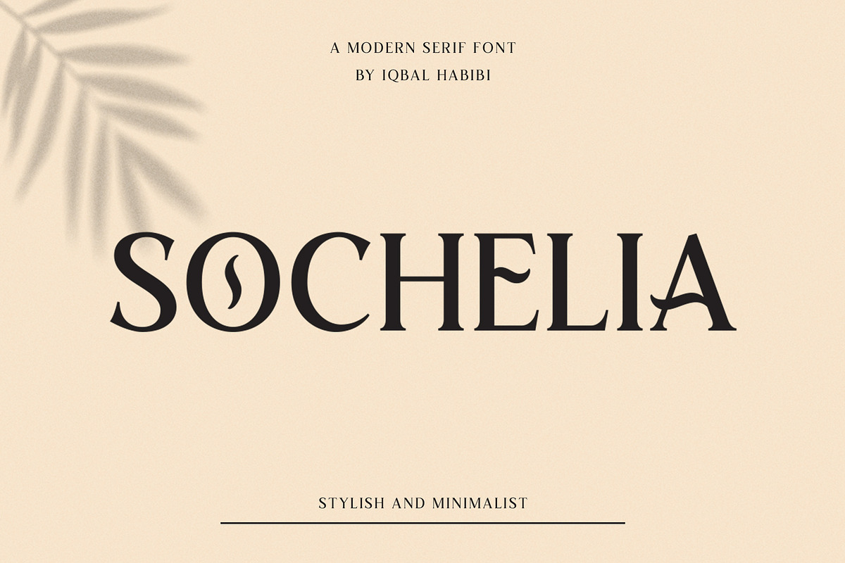 Sochelia - Modern Serif Font