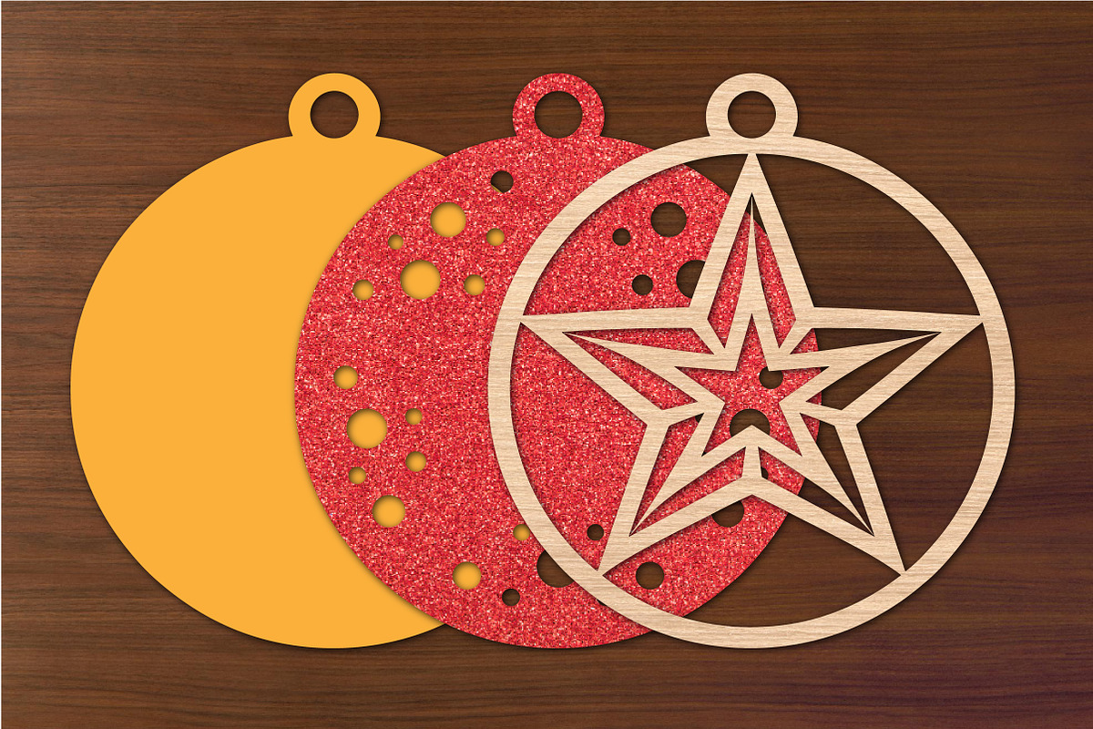 Christmas Star Ornament SVG File, an Object Graphic by Libby Wishes (Photo 3 of 3)