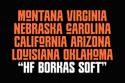 HF Borkas - Bold Sans Serif, a Sans Serif Font by 24Design Studios (Thumbnail 2 of 15)