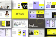 Utopia V4- Brand Guidelines Template, a Branding & Logo Template by graphypix (Thumbnail 2 of 14)