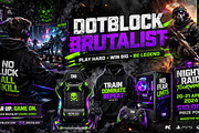 DotBlock Brutalist, a Blackletter Font by Art StoreID (Thumbnail 12 of 13)