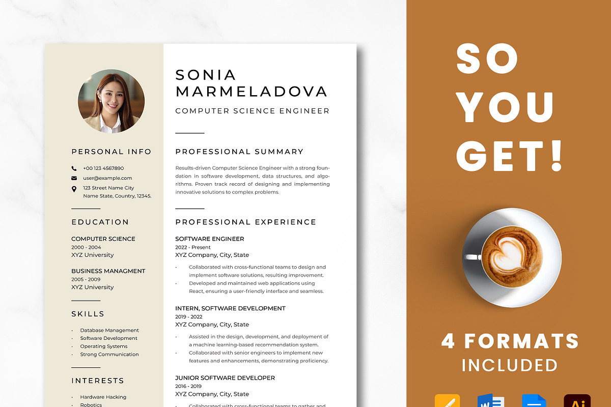 Computer Science Engineer Resume preview 7