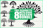 Nature Tree Vector Collection, an Illustration by BIPLOB EXPERT (Thumbnail 1 of 9)