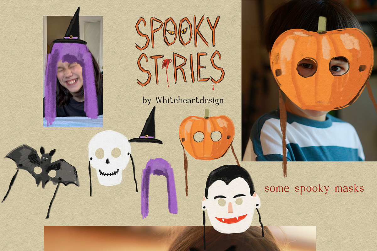Halloween Png Illustrations Posters, a Decorative Illustration by whiteheartdesign (Photo 11 of 19)