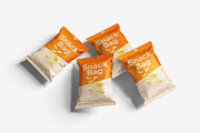 Snack Bag Mockup, a Packaging Mockup by Indah (Thumbnail 5 of 6)
