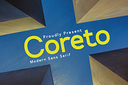 Coreto Modern Sans Serif Font, a Sans Serif Font by Vadovastd (Thumbnail 1 of 8)