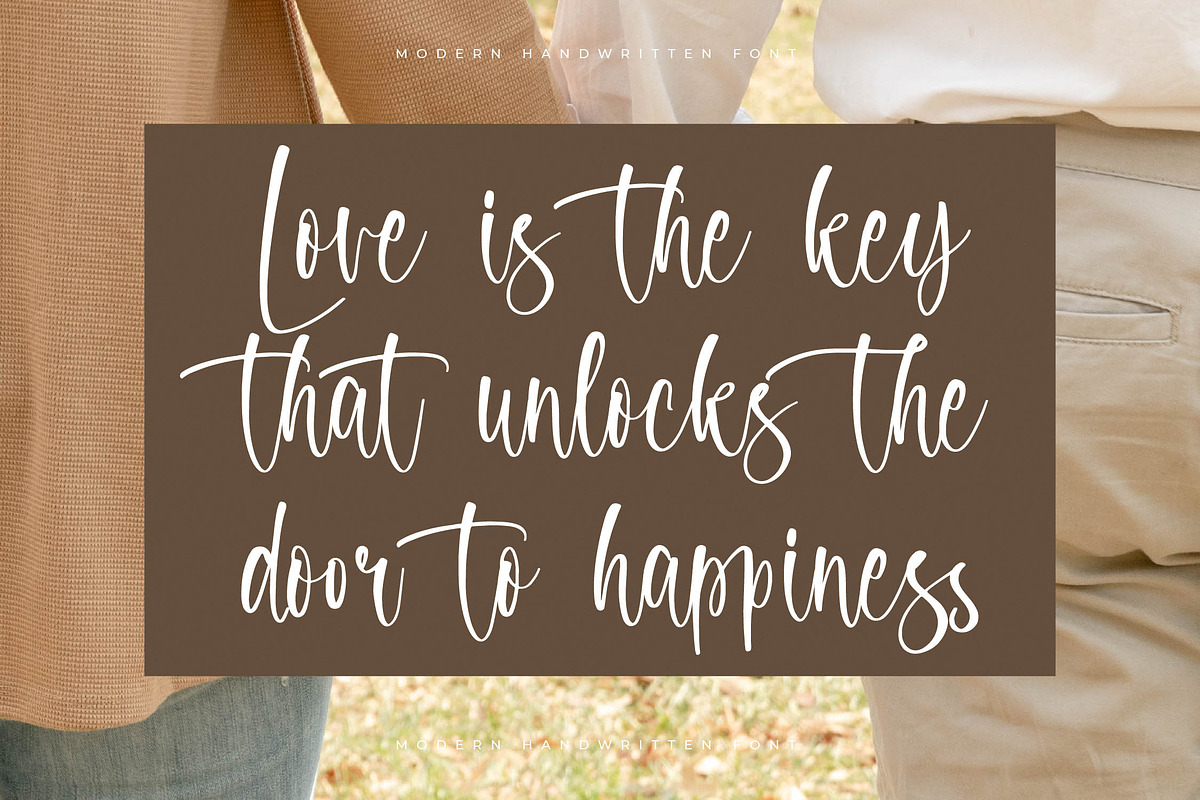 Satherly Modern Handwritten Font, a Script Font by Letterena Studios Script (Photo 3 of 15)