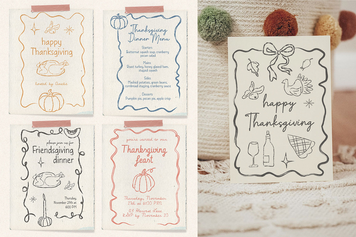 Whimsical Thanksgiving Collection, an Object Graphic by millering (Photo 6 of 7)