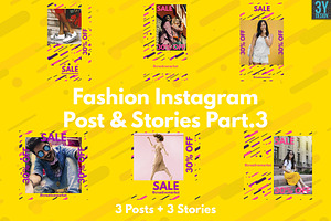 60 Instagram Posts & Stories Bundle