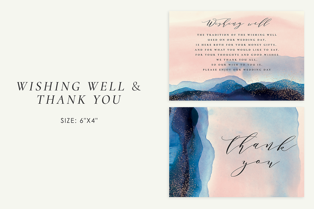 Stardust - wedding set, an Invitation Template by Helen Halik art (Photo 4 of 9)