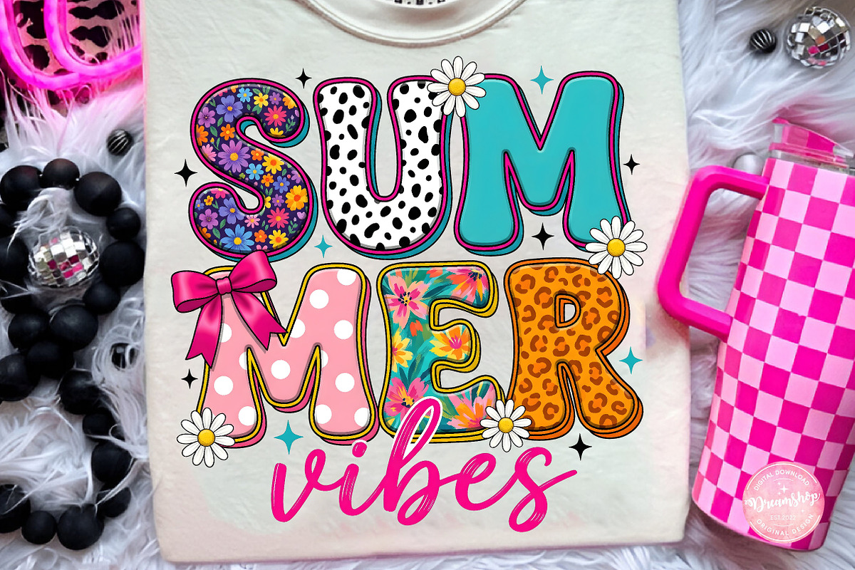 Summer Vibes Shirt PNG, Shirt Png, an Illustration by CreationArt (Photo 1 of 5)