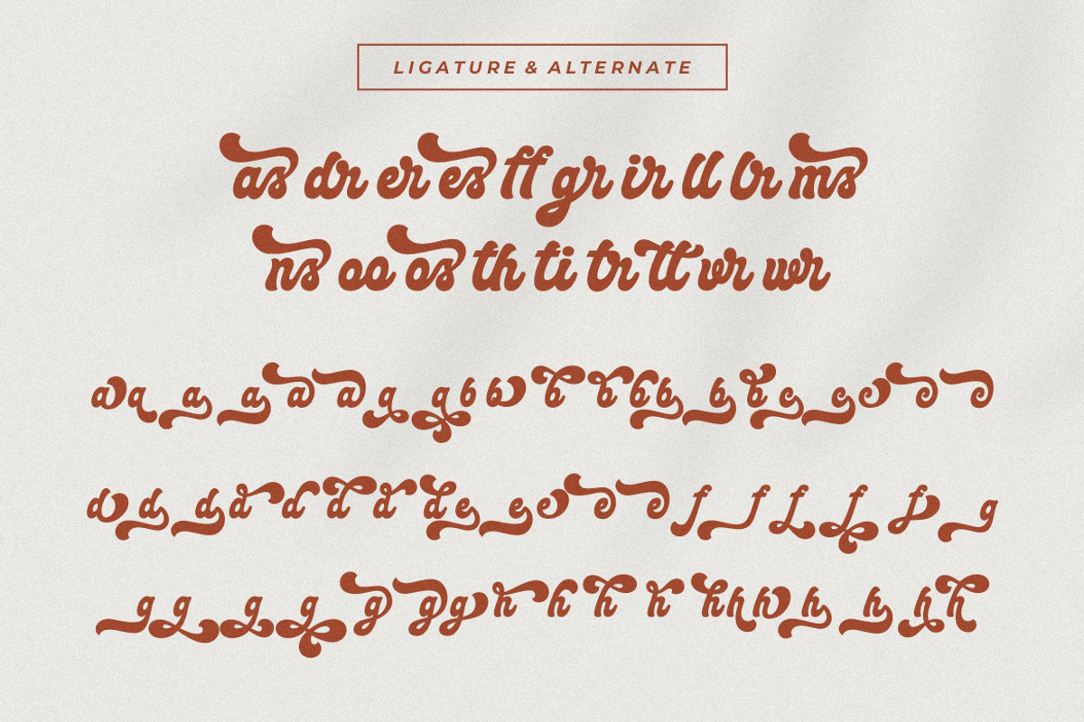 Mangolia - Retro Font Style!, a Script Font by HansCo Studio (Photo 12 of 15)