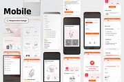 E-Commerce Figma Theme & Web App UI, an UI Kit Template by Bixproducts (Thumbnail 5 of 6)