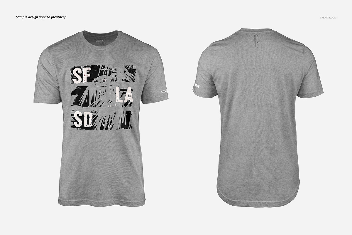 Men T-shirt Mockup Set, a Shirt Mockup by Creatsy (Photo 5 of 13)