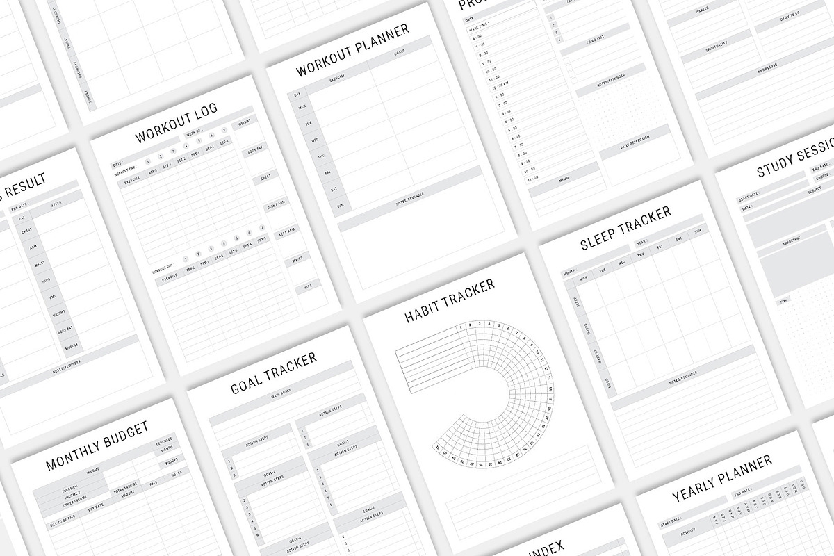 InDesign Ultimate Planner Bundle V.5, a Stationery Template by MNT-Creator