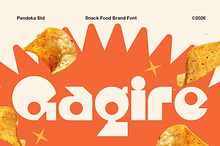 Gagire - Snack Food Brand Font