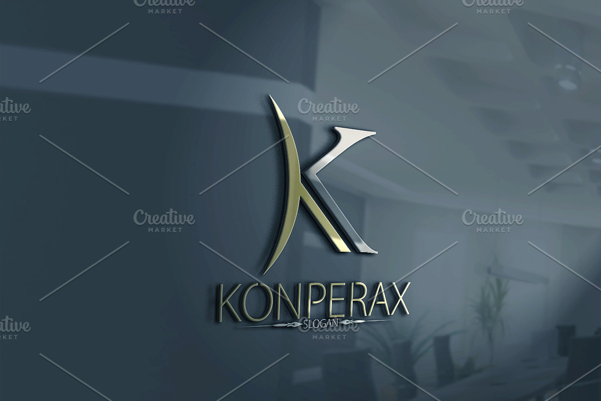 K Letter Logo, a Branding & Logo Template by Josuf Media (Photo 1 of 4)