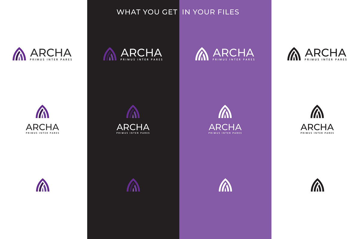 Arckha Letter A Logo Template, a Branding & Logo Template by Tovarkovdesign (Photo 4 of 6)
