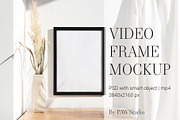 Video Photo Frame Mockup 3x4 MP4, a Print Template by PawMockups (Thumbnail 1 of 7)