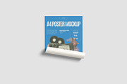 A4 Poster Mockups, an Advertising Mockup by graphiccrew (Thumbnail 5 of 16)