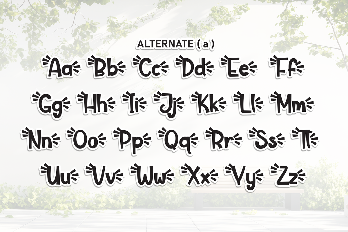 Outside | Script Font, a Script Font by Scratchones (Photo 8 of 9)