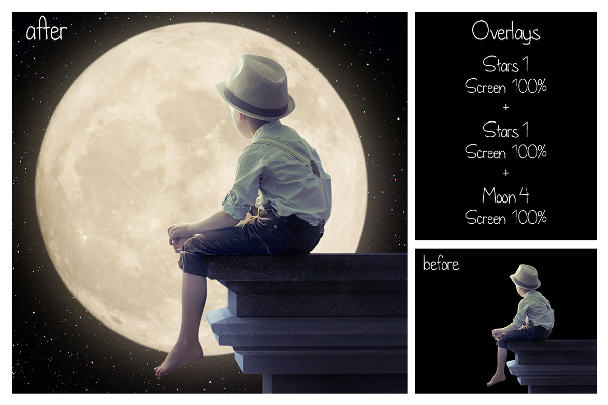 50 Night Sky Overlays, a Texture Graphic by LovePhotoMoment (Photo 10 of 16)