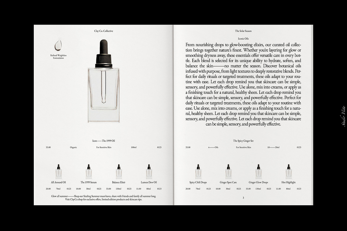 Product Brand Catalog Template⸻Clay, a Magazine Template by Studio Viita (Photo 2 of 8)