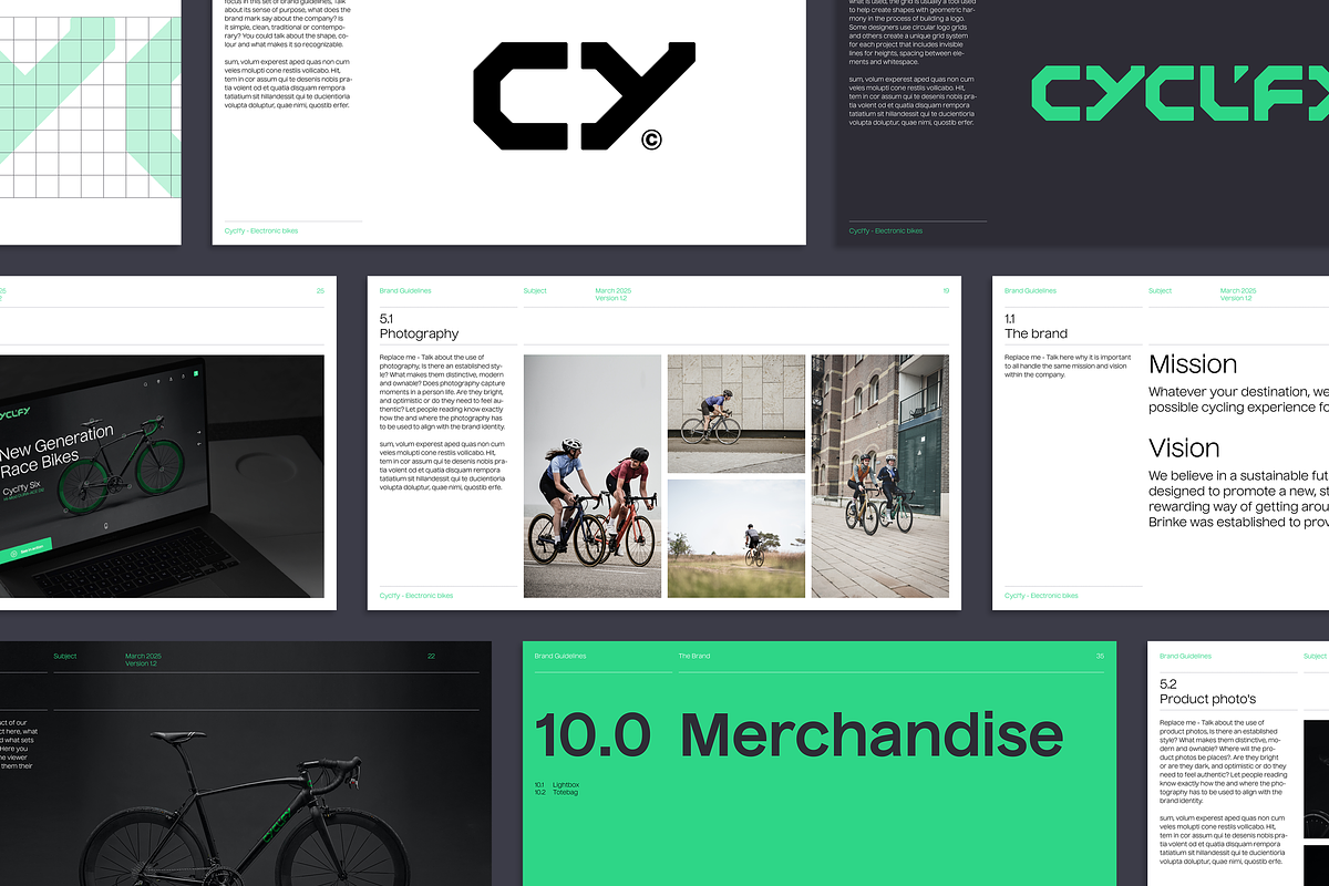Mighty | Brand Guidelines Template, a Presentation Template by Typefool's Shop (Photo 7 of 9)