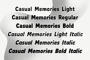 Casual Memories – Casual Sans Serif, a Sans Serif Font by Fikryal Studio (Thumbnail 2 of 15)
