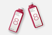 Smoothie Bottle Mockup, a Packaging Mockup by GraphicWave (Thumbnail 6 of 10)