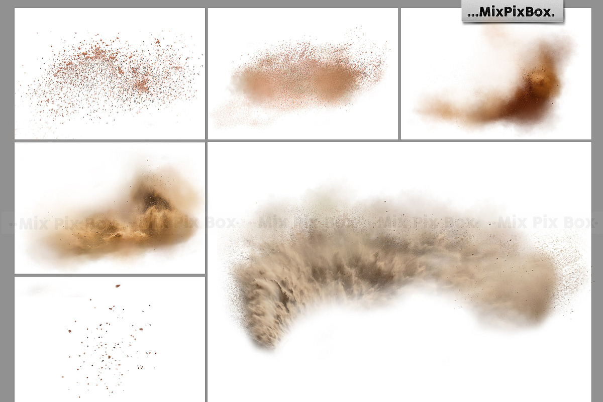 Dirt Explosion Photo Overlays, an Object Graphic by MixPixBox (Photo 5 of 6)