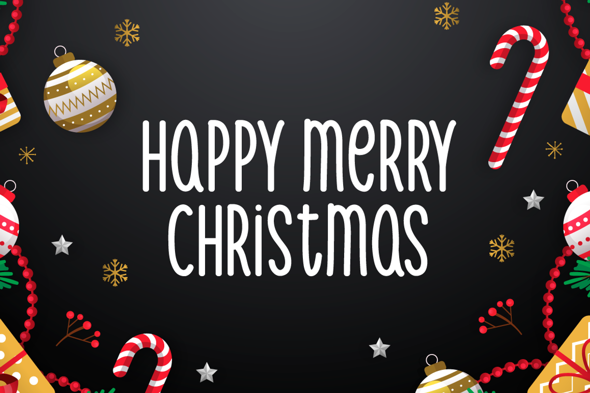 Christmas Tree Typeface, a Script Font by Seemly Fonts (Photo 2 of 4)