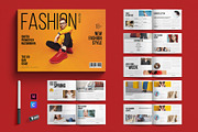 Fashion Magazine Template Landscape, a Brochure Template by E-Type (Thumbnail 1 of 7)